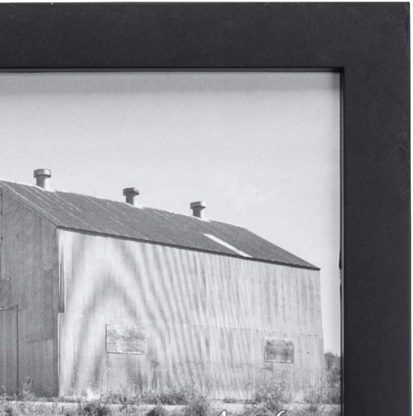 Malden 9-Opening Collage Frame, Made to Display One (1) 5" x 7", Two (2) 4" x 4" and Six (6) 4" x 6" Pictures, Black
