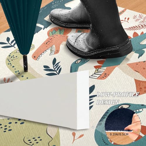 Paillasson intérieur absorbant antidérapant lavable crocodile 50x80