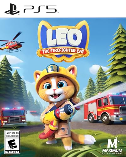 Leo the Firefighter Cat PS5 jeu aventure enfant chat pompier playstation 5