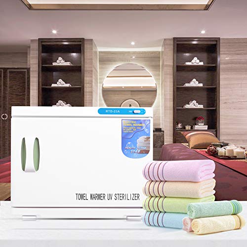 Foto von Sinobay Handtuchwärmer Kosmetik Kompressen Towel Handtuch Wärmer Hot Cabinet Friseursalon Kosmetikstudio, Grosses Volumen von 23L Liter für 20 bis 30 Handtücher Geeignet