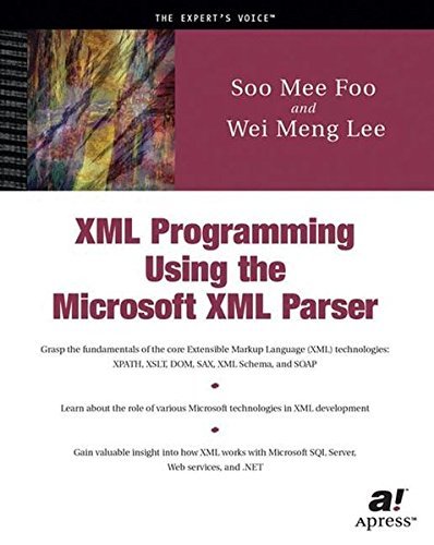 Xml Programming Using the Microsoft Xml Parser by Wei-Meng Lee (2002-02-11)