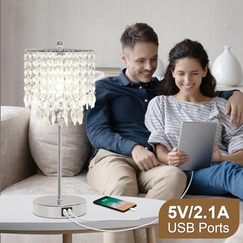 Boncoo CRY-TOUCH Crystal Table Lamp Set Of 2 Touch Control thumb #2
