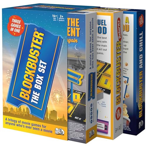 Blockbuster Trilogy Party Game for Teens and Adults, Movie Board Game Night