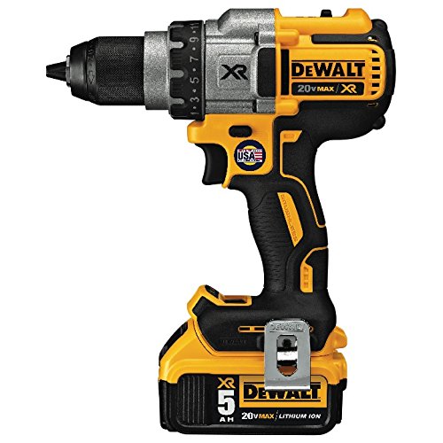 DEWALT 20V MAX XR Brushless Drill/Driver 3-Speed, Premium 5.0Ah Kit (DCD991P2)