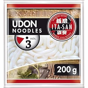 Ita-san Udon Nudeln, Gewürzen, schnelle und einfache Zubereitung, halal, vegetarisch, vegan, 1 x 200 g