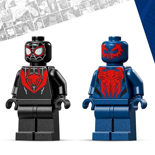 Image of LEGO ǀ Marvel Miles Morales Mech vs. Spider-Man 2099 - Fully Jointed Super Hero Building Toy - 76337