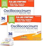 Boiron Oscillococcinum 72 Doses Homeopathic Medicine for Flu-Like Symptoms (2 Packs of 36)