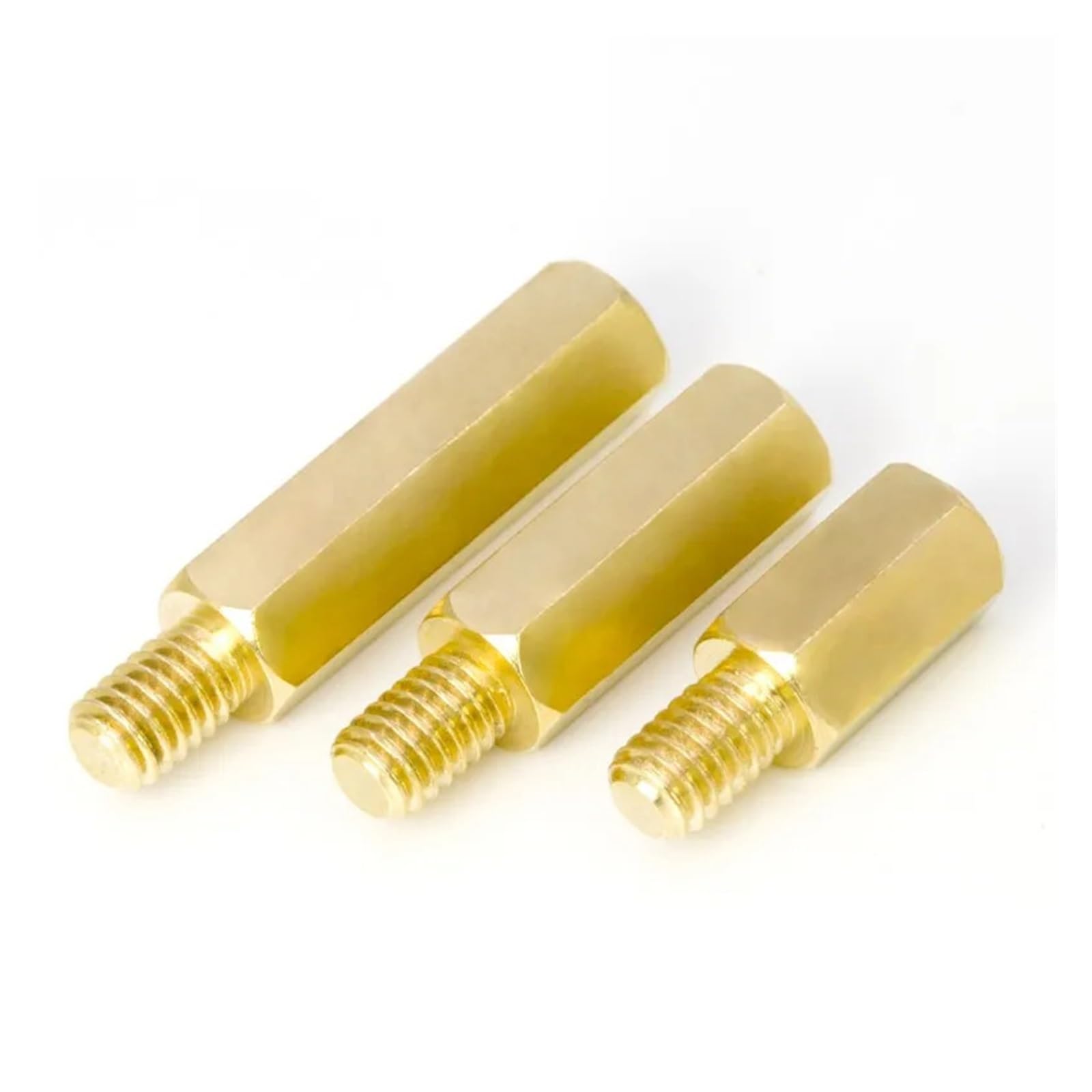 Śruby śrubowe M6 sześciokątny mosiężny dystans dystansowy, filar śrubowy, płyta główna komputera PCB, dystans dystansowy(M6x90x8 2pcs)
