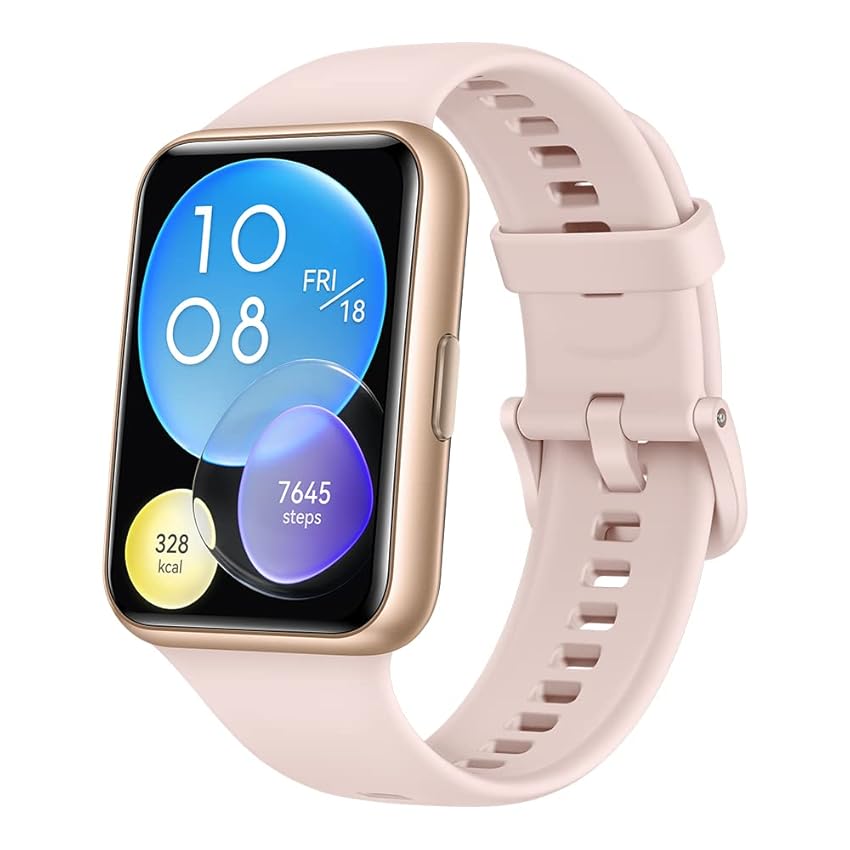 Immagine del prodotto HUAWEI WATCH FIT 2 Smartwatch, Display FullView da 1,74'', Chiamate Bluetooth al polso, Monitoraggio della salute 24h, SpO2, GPS, Allenamenti guidati, Versione italiana, Sakura Pink