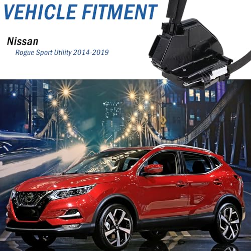 Image of Rear Left Driver Side Door Lock Actuator 82501-4BA0A Compatible with Nissan Rogue Sport Utility 2014 2015 2016 2017 2018 2019, Door Latch Replaces 82501-4BA0B