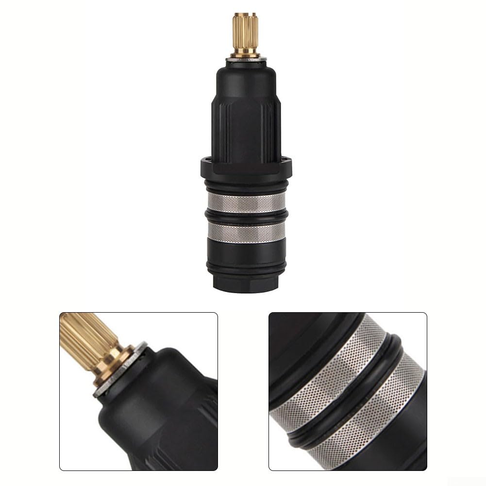 Kit de réparation de barre de mélangeur de douche thermostatique en laiton, cartouche thermostatique de remplacement, noyau de valve d'eau froide et chaude, pour robinet de douche