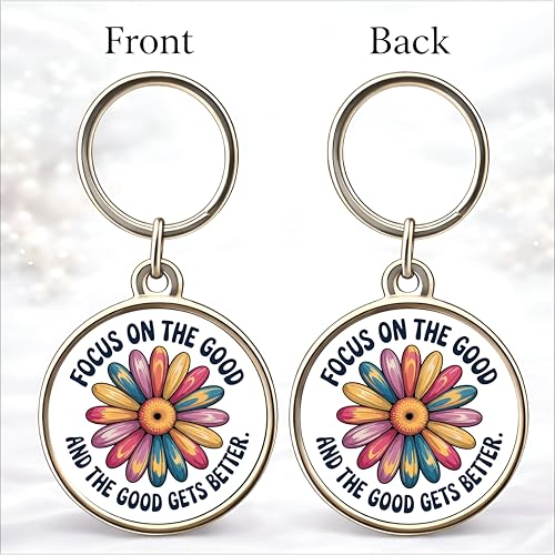 Image of MG | Protective Evil Eye /Spiritual Symbols /Om /Motivational Keychains | Double-Sided Metal Key Ring | Good Luck and devine Charm for Car, Bike, Home & Office