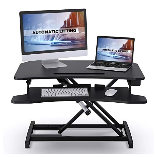 ABOX Escritorio Eléctrico de Pie, Altura Ajustable de 15 a 50 cm, Elevación Estable, Rápida y Fácil Sin Ruido, con Interfaz USB, Carga 20kg