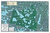 Sylvania Wilderness Area - 41.25' x 27.75' Laminated Wall Map