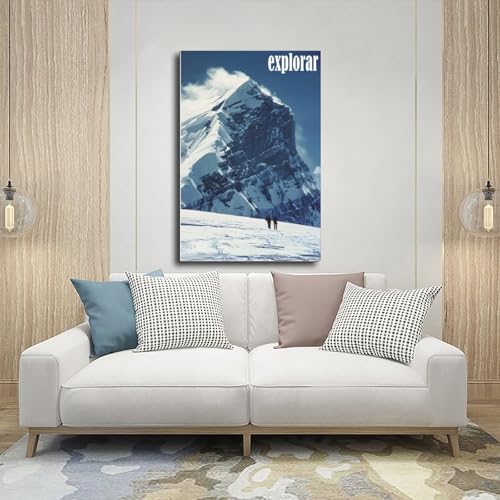 Poster montagne explorateur 40x61cm, idée cadeau idéale - 5