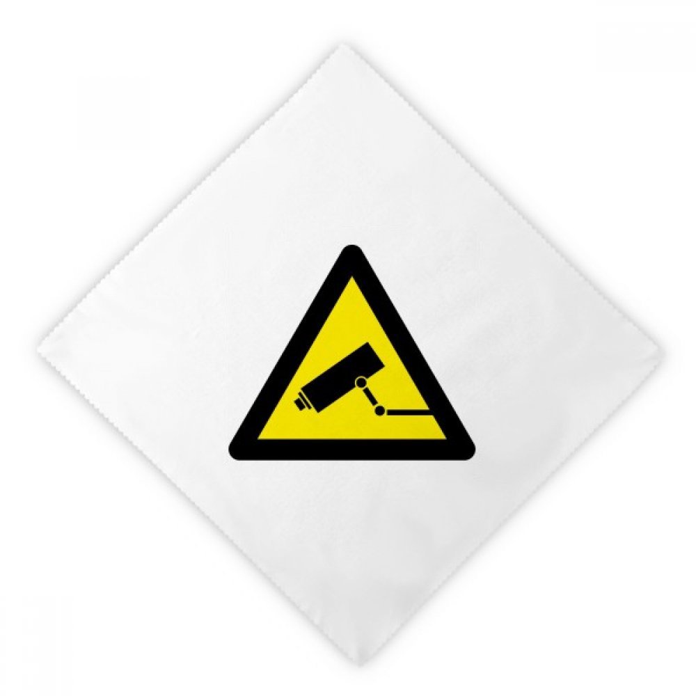 Serviettes en tissu réutilisables DIYthinker triangle jaune lot de 2 essuie-mains de table