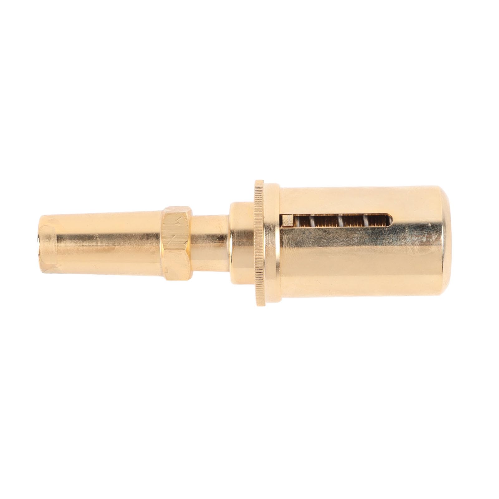 Entrenador de Fuerza Bucal, Válvula Reductora de Presión de Trombón Diseño Ergonómico Material de Latón para Instrumentos de Viento de Madera (GOLD)