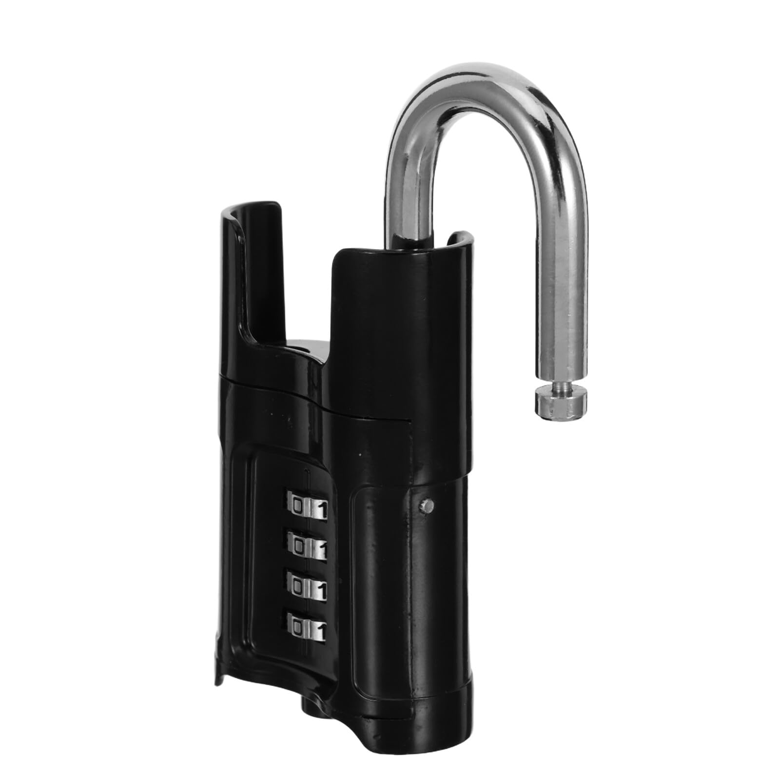 Cadenas à Combinaison à 4 Chiffres Réarmable en Alliage de Zinc Étanche et Résistant aux Intempéries pour Portail, Abri de Jardin, Garage et Boîte à Outils, Cadenas D'extérieur