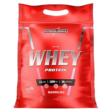 Integralmédica - Hipercalórico Nutri Whey Protein Pouch - 900g - Baunilha
