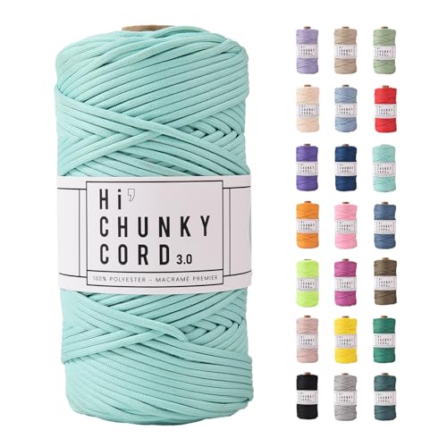 KNOTITUDE PLY-BR 3mm x 109ヤード (100M) ソフト ピュア ブレイド ポリエステル マクラメ DIY クラフト ロープ コード ヤーン / 13-ミント（Amazon）