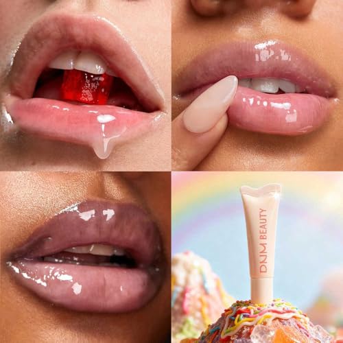 Image of Tinted Lip Serum Melting Lip Balm, Hydrating Tinted Lip Balm For A Glossy Finish & Soft, Nourished Lips with Plumping Polypeptides, Supple Lips, Vegan & Cruelty-Free (04#Candy Lane)