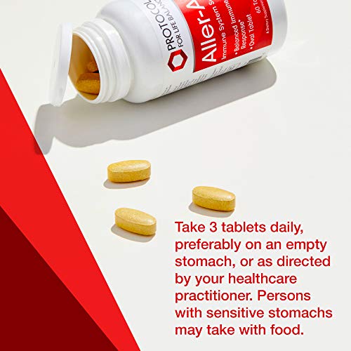 Protocol Aller-All - Immune And Respiratory Support And Defense - Vitamins And Minerals - 60 Tabs #TOP3