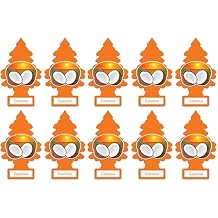 Little Trees Hanging Car and Home Air Freshener, Coconut Scent, 10 Pack
