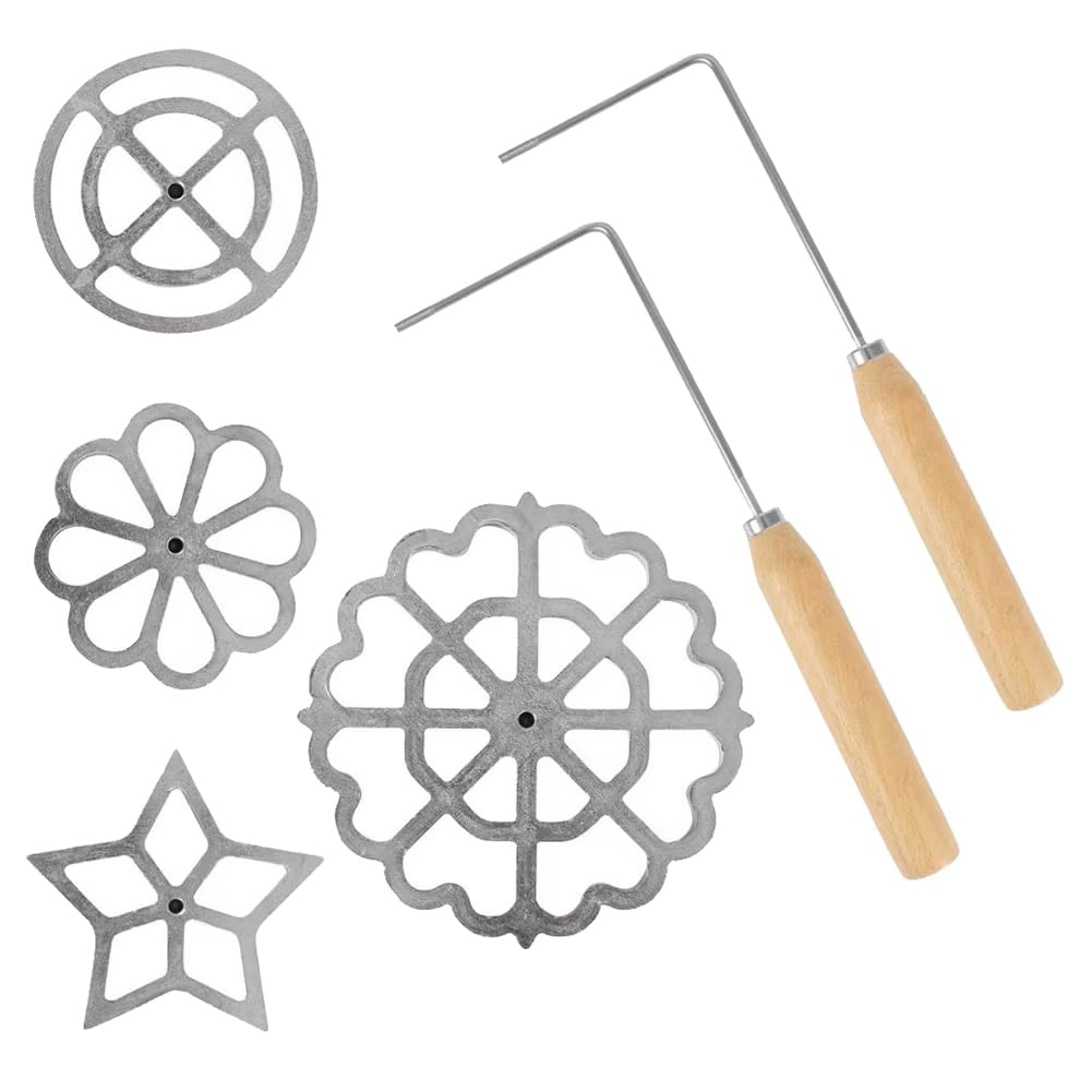 CTRLZS Petal Cookie Cutter Traditional Spanish Cutter Set Cooking Stamp Cutter Waffle Cutter Set