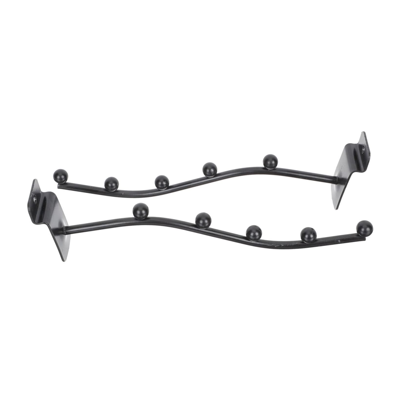 HEMOTON 2pcs Flute Stand Holder Wall Mount Musical Instrument Rack for Display