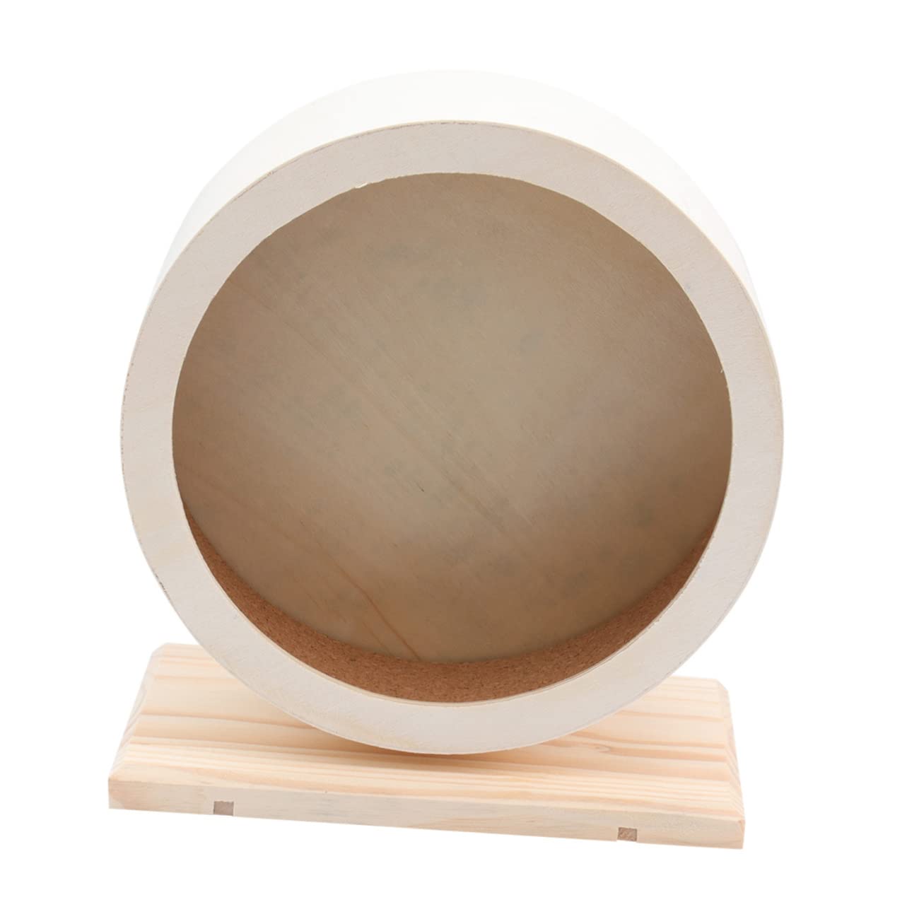 Rueda De Ejercicio De Madera para Hámsteres y Roedores Rueda Silenciosa y para Mediano para Fortalecer Uñas y Patas