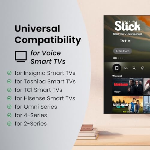 Image of Replacement Remote for Insignia Toshiba Amazon Fire Smart TV | Voice Control, Simple Setup, 1-Year Warranty