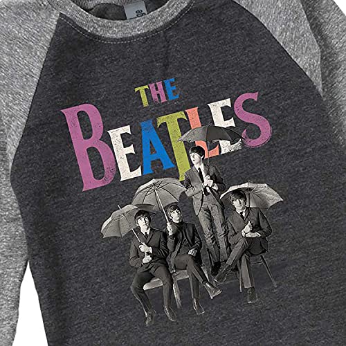 HYBRID APPAREL - The Beatles - Umbrella Rainbow - Toddler and Youth Raglan3