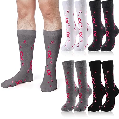 Best Men's Breast Cancer Awareness Socks Comfortable, Stylish, and