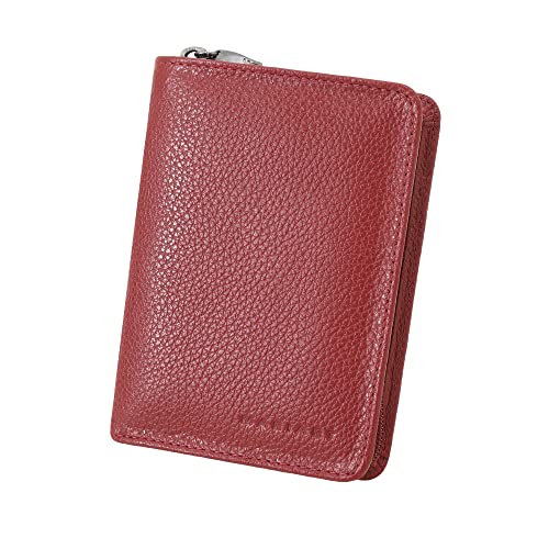 Carteira Feminina Couro Legítimo Mariart Porta Documentos, Notas e Cartão 176 (Vermelho)