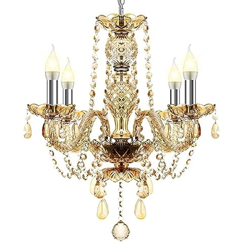 Ridgeyard 4-Light Crystal Chandelier Cover