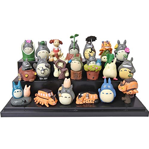 KUANDARMX Q versión Anime My Neighbor Totoro Modelo de Adorno pequeño muñeca Conjunto Completo de...