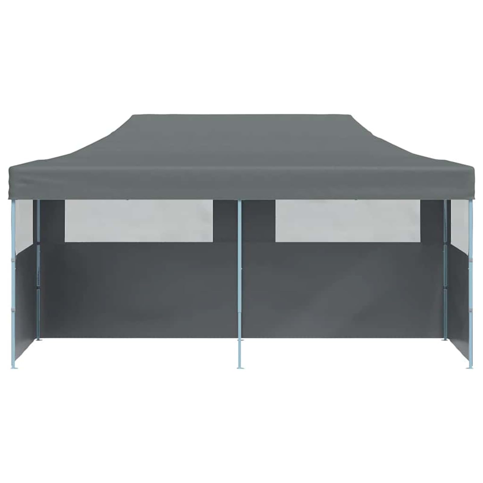 Gecheer Carpa Plegable Gris Antracita 580x291x315 cm, Resistente al Agua y UV, Oxford 600D, Adecuada para Eventos al Aire Libre