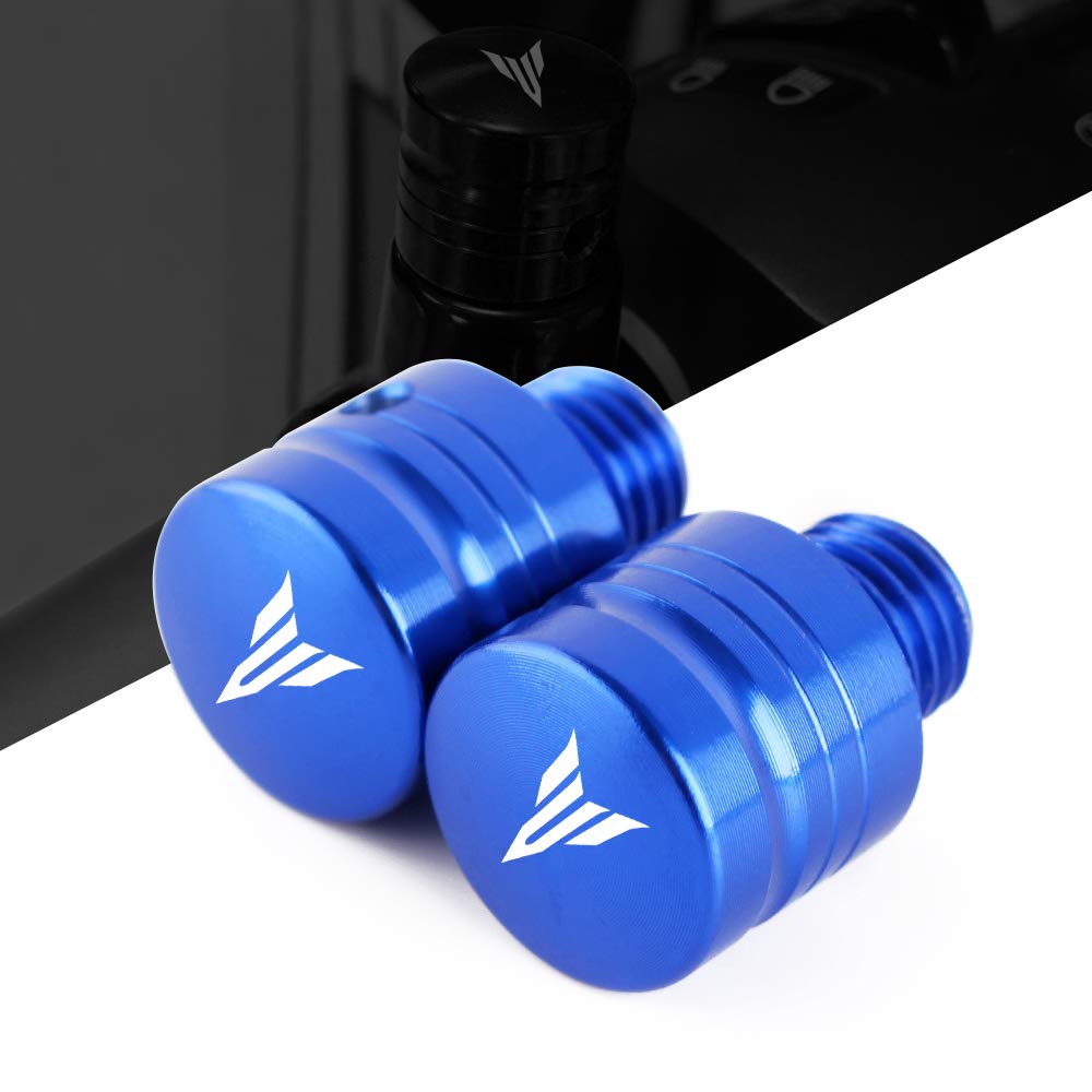 2pcs Motorcycle Mirror Blanking Hole Plugs,M10 x1.25 Fit for Yamaha MT07 FZ07 MT09 FZ09 MT10 MT25 MT125 XSR700 XSR900 NMAX 125 X-Max 300 400
