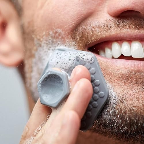 CETLO Soft Silicone Face Scrubber - Grey 1 Count - Image 7