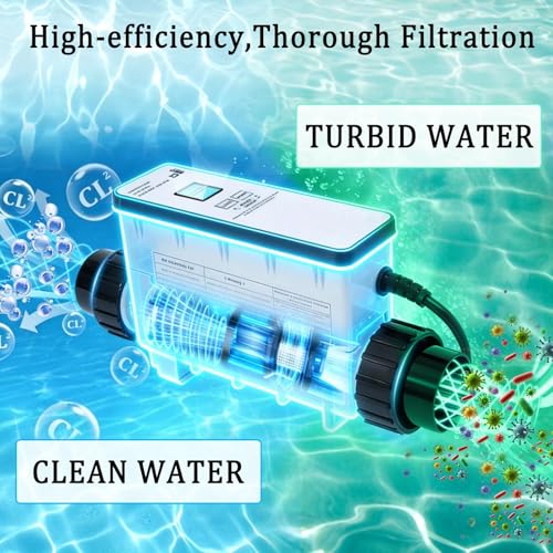 Salt Cell Saltwater Chlorine Generator Replacement for IC60 Pentair IntelliChlor,EC-521105 521105 Power Center,Salt Chlorinator System for Inground Pools up to 60,000 Gallons by Gluebar - Image 4