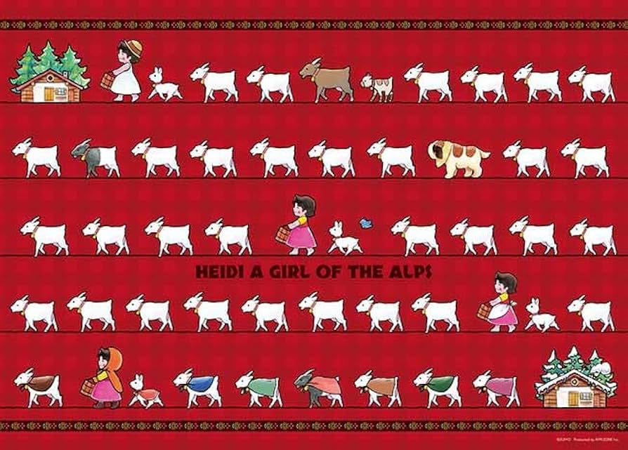 廃盤 アルプスの少女ハイジ そろそろご飯 1000ピースジグソーパズル 廃盤 アルプスの少女ハイジ そろそろご飯 1000ピースジグソーパズル