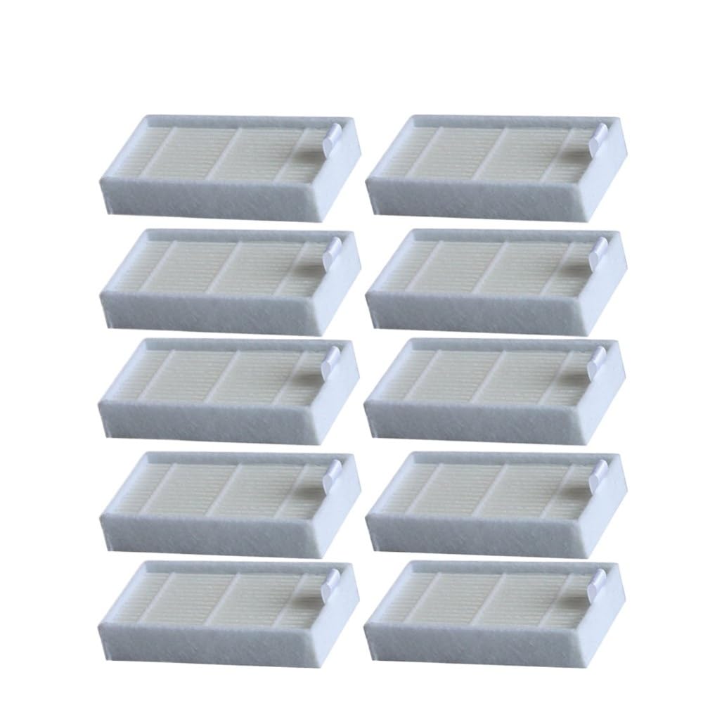 GENTERUN Vacuum Cleaner Filters Filter ，Compatible For CHUWI， V3，Compatible For ILife， X5 V5 V50 V3+ V5PRO For ECOVACS， CR130 Cr120 CEN540 CEN250 ML00 Dust Collection(10pcs)