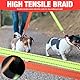 Mineup Doppelleine für 2 Hunde, 3 M Automatische Hund Versenkbar Leine, Doppelleine mit Licht, Doppelte Einziehbare Hundeleine, Hundeleine für Zwei Hunde bis zu 10kg Gewicht, Kein Verheddern