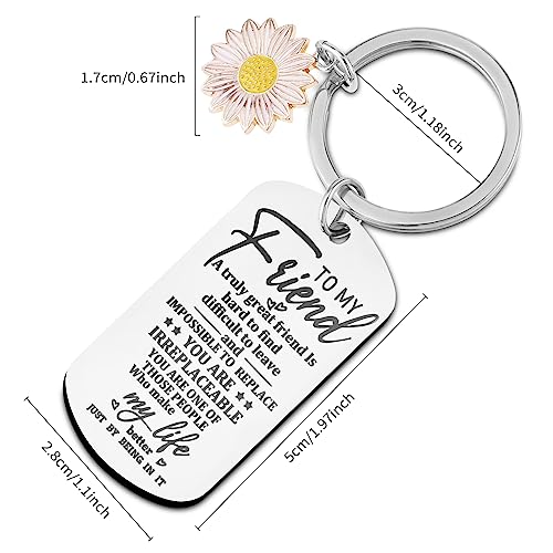 Ouligay 551237_1_WDQJX6SA Friend Keychain Keyring Friendship Gifts thumb #5