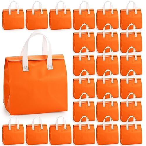 Reviews de Bolsas térmicas disponible en línea para comprar. 46 ZENFUN - Paquete de 25 bolsas aisladas para llevar, bolsa de alimentos con aislamiento térmico para café, bolsas de comestibles, bolsas térmicas naranjas para alimentos...