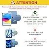 ProCase 2 Pcs Screen Protector for iPad A16 2025 11th Generation 11 Inch/iPad 10th 2022 10.9 Inch, Tempered Glass Film Guard -Clear