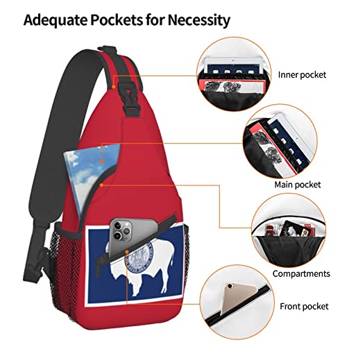 Mochila tipo bandolera unisex negra para uso diario miniatura 5