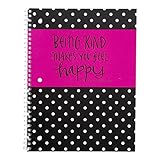 DaySpring Sadie Robertson's Spiral Bound Notebook, Being Kind Makes Your Feel Happy