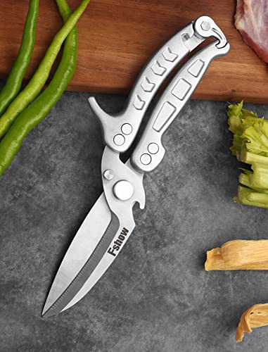 Fshow Heavy Duty Poultry Shears，Detachable Poultry Shears，Must Have Kitchen Shears For Cutting Chicken And Meat #TOP6