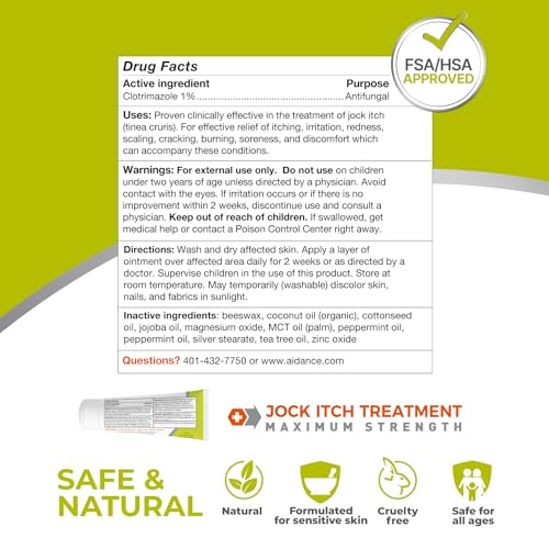 Terrasil Jock Itch Antifungal Treatment Extra Strength -Clinically Proven Clotrimazole For Effective Jock Itch Treatment thumb #5